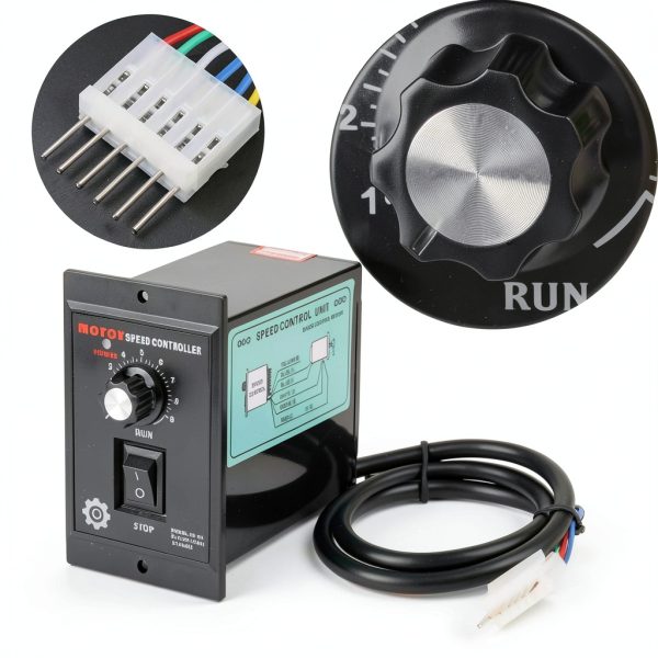 400W AC 220V Motor Speed Controller,Motor Speed Pinpoint Regulator Controller Forward & Backward for Packaging, Printing, Food, Electronics, Instrumentation,Clothing Industry Production Line-7